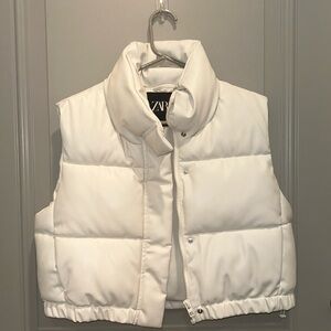 Zara Leather Vest